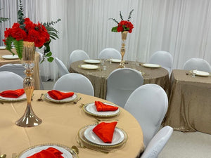 Assiette en Verre - Location / Glass Charger Plates Rental