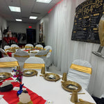 Gold Chair Sash/Ceinture de chaise dorée - Location/Rental