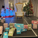Chaise Pere Noel Location / Santa Clause Chair Rental