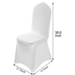 White Spandex Chair Covers Rental / Location Housses de Chaises