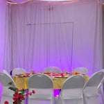 White Spandex Chair Covers Rental / Location Housses de Chaises