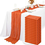 Burnt Orange Table Runners / Chemins de table orange brûlé - Rental/Location