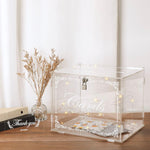 Location de boîte à cartes avec cadenas et clé - Card Box Rental with Lock and Key